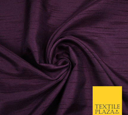 OVER 30 COLOURS - Faux Dupion Slub Silk Matte Shantung Fabric Material 44" Wide