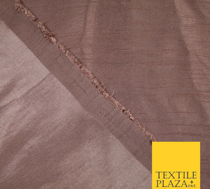 OVER 30 COLOURS - Faux Dupion Slub Silk Matte Shantung Fabric Material 44" Wide