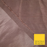 OVER 30 COLOURS - Faux Dupion Slub Silk Matte Shantung Fabric Material 44" Wide