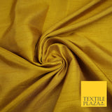 OVER 30 COLOURS - Faux Dupion Slub Silk Matte Shantung Fabric Material 44" Wide