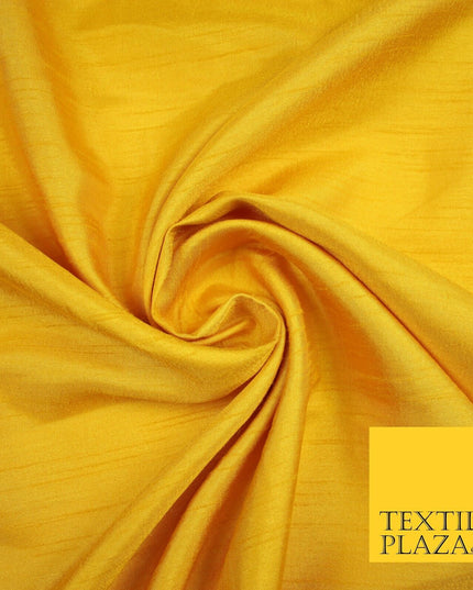 OVER 30 COLOURS - Faux Dupion Slub Silk Matte Shantung Fabric Material 44" Wide