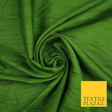 OVER 30 COLOURS - Faux Dupion Slub Silk Matte Shantung Fabric Material 44" Wide