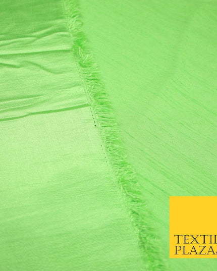 OVER 30 COLOURS - Faux Dupion Slub Silk Matte Shantung Fabric Material 44" Wide