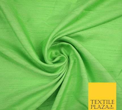 OVER 30 COLOURS - Faux Dupion Slub Silk Matte Shantung Fabric Material 44" Wide
