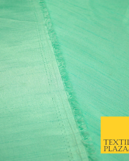 OVER 30 COLOURS - Faux Dupion Slub Silk Matte Shantung Fabric Material 44" Wide