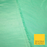OVER 30 COLOURS - Faux Dupion Slub Silk Matte Shantung Fabric Material 44" Wide