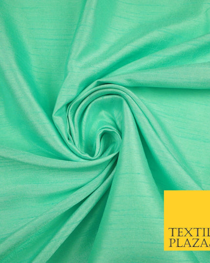 OVER 30 COLOURS - Faux Dupion Slub Silk Matte Shantung Fabric Material 44" Wide