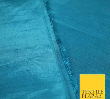 OVER 30 COLOURS - Faux Dupion Slub Silk Matte Shantung Fabric Material 44" Wide