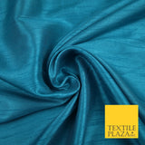 OVER 30 COLOURS - Faux Dupion Slub Silk Matte Shantung Fabric Material 44" Wide