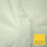 IVORY Super Fine Soft 100% Cotton Muslin Cheese Cloth Mesh Mul Mul 42" Wide 7466