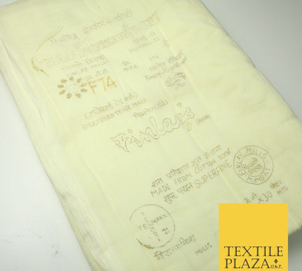 30 Metre Roll CREAM Fine Soft 100% Cotton Muslin Gauze Strain Sheer Mesh 7465