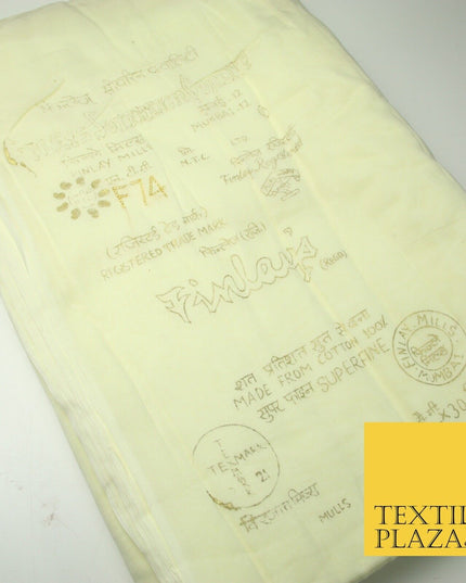 30 Metre Roll CREAM Fine Soft 100% Cotton Muslin Gauze Strain Sheer Mesh 7465