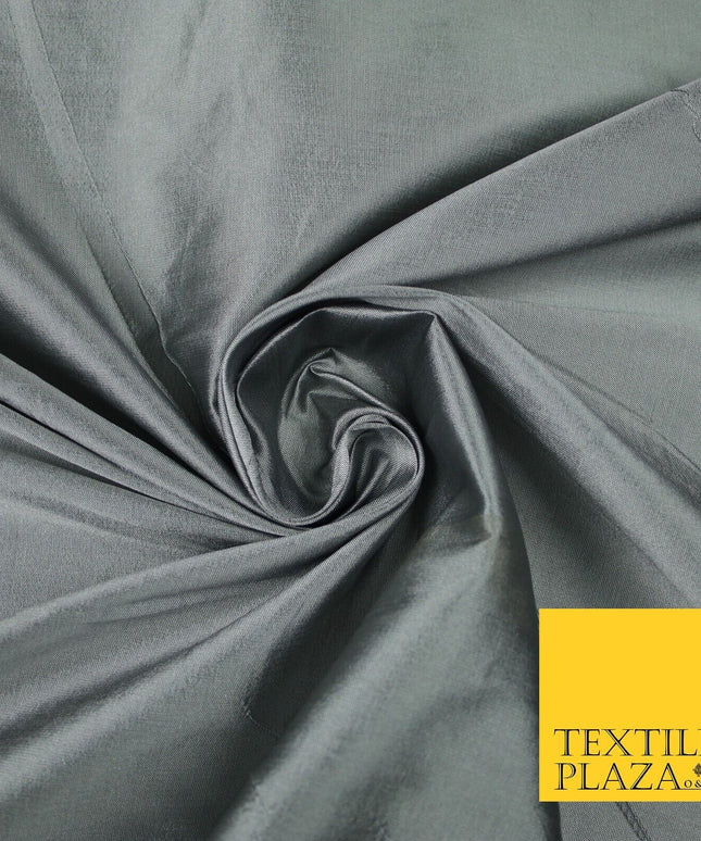 OVER 55 COLOURS Two Tone Shot Faux Imitation Matte Silk TAFFETA Dress Fabric 58"