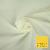 OVER 55 COLOURS Plain Dyed Faux Dupion Raw Silk 100% Polyester Dress Fabric 44"