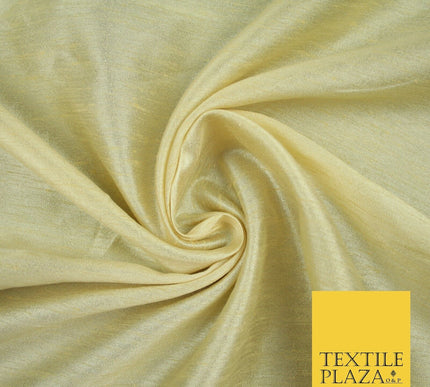 OVER 55 COLOURS Plain Dyed Faux Dupion Raw Silk 100% Polyester Dress Fabric 44"