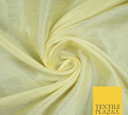 OVER 55 COLOURS Plain Dyed Faux Dupion Raw Silk 100% Polyester Dress Fabric 44"