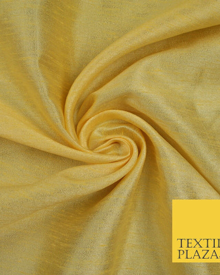 OVER 55 COLOURS Plain Dyed Faux Dupion Raw Silk 100% Polyester Dress Fabric 44"