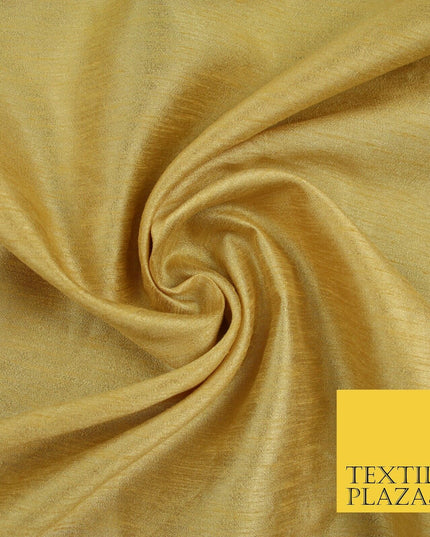 OVER 55 COLOURS Plain Dyed Faux Dupion Raw Silk 100% Polyester Dress Fabric 44"