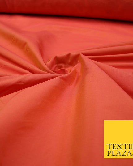 OVER 55 COLOURS Two Tone Shot Faux Imitation Matte Silk TAFFETA Dress Fabric 58"