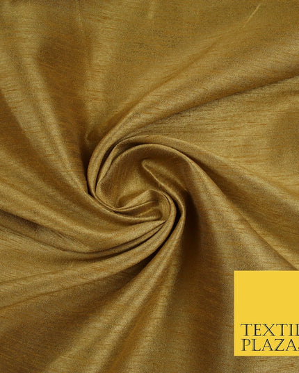 OVER 55 COLOURS Plain Dyed Faux Dupion Raw Silk 100% Polyester Dress Fabric 44"