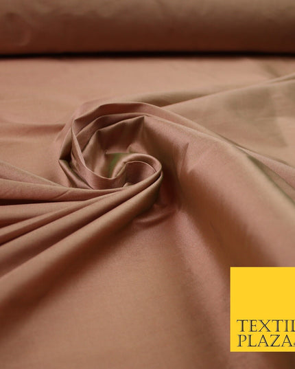 OVER 55 COLOURS Two Tone Shot Faux Imitation Matte Silk TAFFETA Dress Fabric 58"