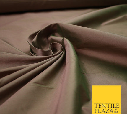 OVER 55 COLOURS Two Tone Shot Faux Imitation Matte Silk TAFFETA Dress Fabric 58"