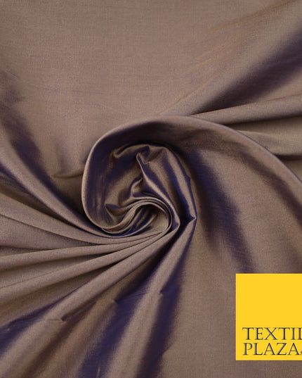 OVER 55 COLOURS Two Tone Shot Faux Imitation Matte Silk TAFFETA Dress Fabric 58"