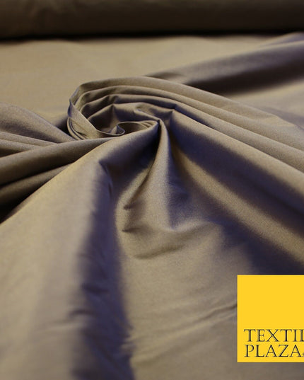 OVER 55 COLOURS Two Tone Shot Faux Imitation Matte Silk TAFFETA Dress Fabric 58"