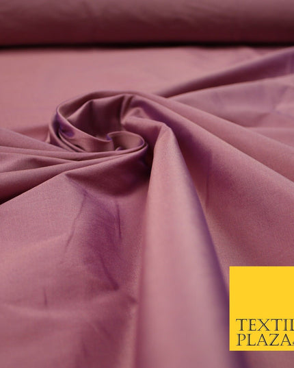 OVER 55 COLOURS Two Tone Shot Faux Imitation Matte Silk TAFFETA Dress Fabric 58"