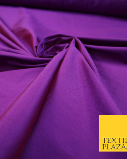 OVER 55 COLOURS Two Tone Shot Faux Imitation Matte Silk TAFFETA Dress Fabric 58"