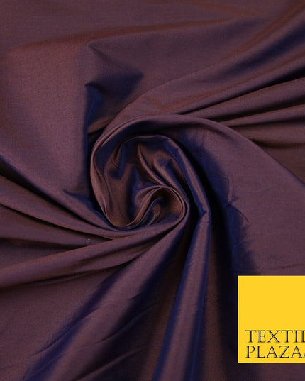 OVER 55 COLOURS Two Tone Shot Faux Imitation Matte Silk TAFFETA Dress Fabric 58"