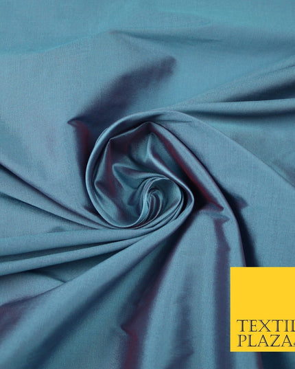OVER 55 COLOURS Two Tone Shot Faux Imitation Matte Silk TAFFETA Dress Fabric 58"