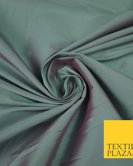 OVER 55 COLOURS Two Tone Shot Faux Imitation Matte Silk TAFFETA Dress Fabric 58"
