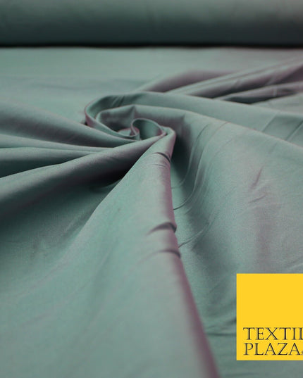 OVER 55 COLOURS Two Tone Shot Faux Imitation Matte Silk TAFFETA Dress Fabric 58"
