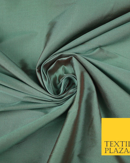 OVER 55 COLOURS Two Tone Shot Faux Imitation Matte Silk TAFFETA Dress Fabric 58"