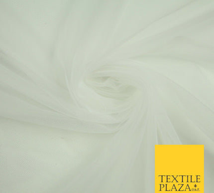 OVER 90 COLOURS - Soft Plain Sheer Tulle Net Fabric Tutu Fairy Veil Bridal 45"