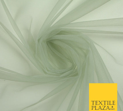 OVER 90 COLOURS - Soft Plain Sheer Tulle Net Fabric Tutu Fairy Veil Bridal 45"