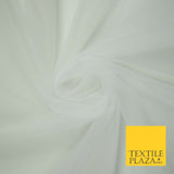OVER 90 COLOURS - Soft Plain Sheer Tulle Net Fabric Tutu Fairy Veil Bridal 45"