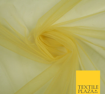 OVER 90 COLOURS - Soft Plain Sheer Tulle Net Fabric Tutu Fairy Veil Bridal 45"