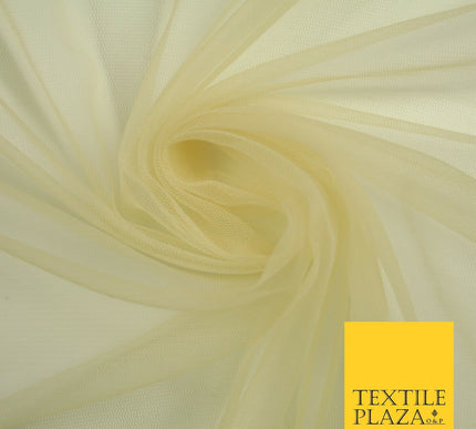 OVER 90 COLOURS - Soft Plain Sheer Tulle Net Fabric Tutu Fairy Veil Bridal 45"