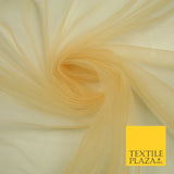 OVER 90 COLOURS - Soft Plain Sheer Tulle Net Fabric Tutu Fairy Veil Bridal 45"