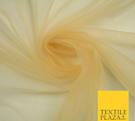 OVER 90 COLOURS - Soft Plain Sheer Tulle Net Fabric Tutu Fairy Veil Bridal 45"