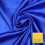 OVER 40 COLOURS Silky Smooth Lightweight Charmeuse Satin Dress Fabric Bridal