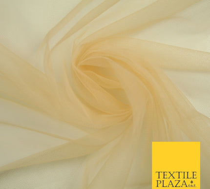 OVER 90 COLOURS - Soft Plain Sheer Tulle Net Fabric Tutu Fairy Veil Bridal 45"