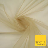 OVER 90 COLOURS - Soft Plain Sheer Tulle Net Fabric Tutu Fairy Veil Bridal 45"