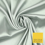 OVER 40 COLOURS Silky Smooth Lightweight Charmeuse Satin Dress Fabric Bridal