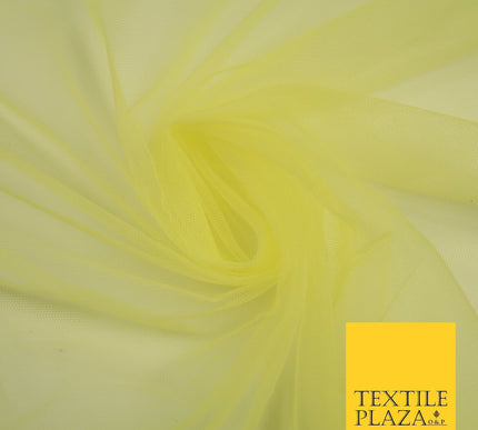 OVER 90 COLOURS - Soft Plain Sheer Tulle Net Fabric Tutu Fairy Veil Bridal 45"