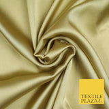 OVER 40 COLOURS Silky Smooth Lightweight Charmeuse Satin Dress Fabric Bridal