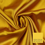 OVER 40 COLOURS Silky Smooth Lightweight Charmeuse Satin Dress Fabric Bridal