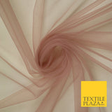 OVER 90 COLOURS - Soft Plain Sheer Tulle Net Fabric Tutu Fairy Veil Bridal 45"